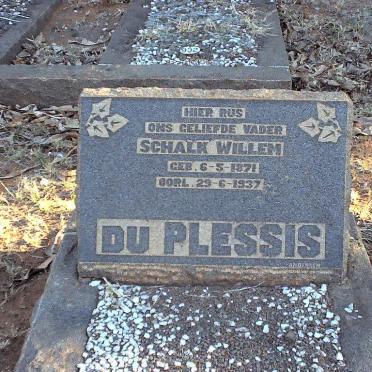 PLESSIS Schalk Willem, du 1871-1937