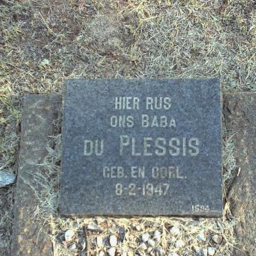 PLESSIS Baba, du 1947-1947