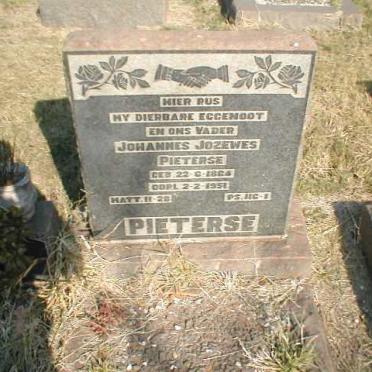 PIETERSE Johannes Jozewes 1864-1951