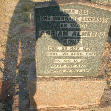 ROUX Adrian Almeroo 1876-1937