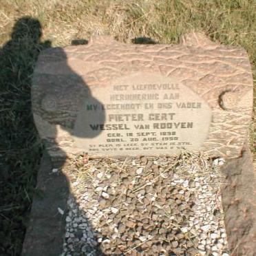 ROOYEN Pieter Gert Wessel, van 1898-1950
