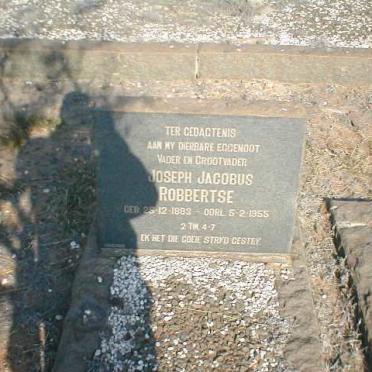 ROBBERTSE Joseph Jacobus 1883-1955