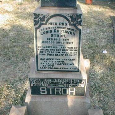 STRÖH Louis Gustavus 1884-1934