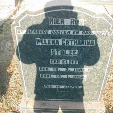 STOLZE Helena Catharina nee ELOFF 1880-1954