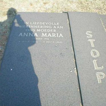 STOLP Anna Maria nee NEL 1892-1982