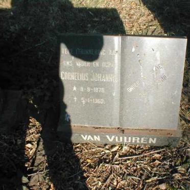VUUREN Cornelius Johannes, van 1878-1960