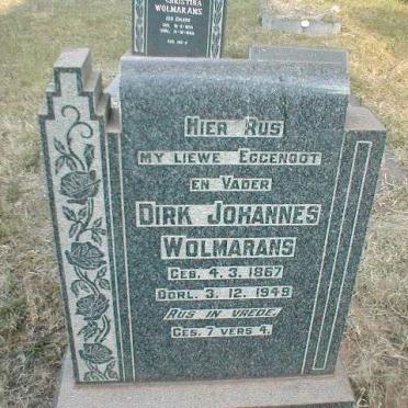 WOLMARANS Dirk Johannes 1867-1949