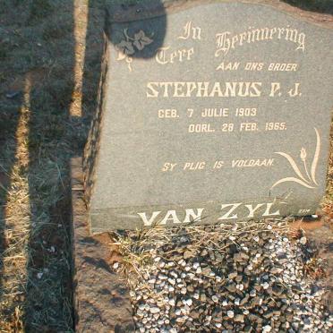 ZYL Stephanus P.J., van 1903-1965