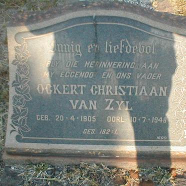 ZYL Ockert Christiaan, van 1905-1948