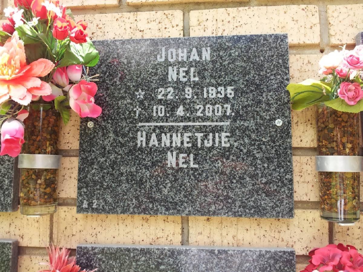 NEL Johan 1935-2007 & Hannetjie