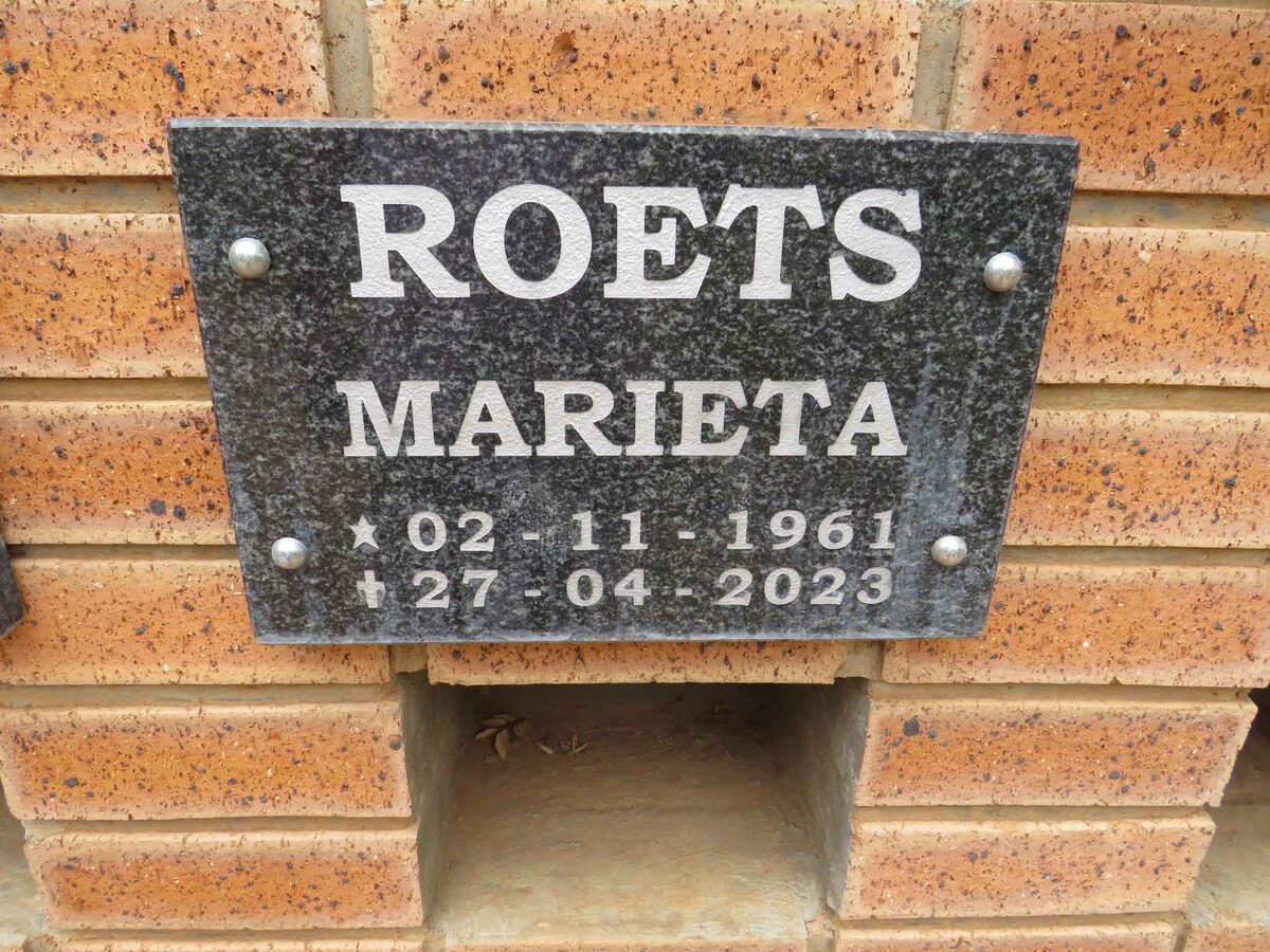 ROETS Marieta 1961-2023
