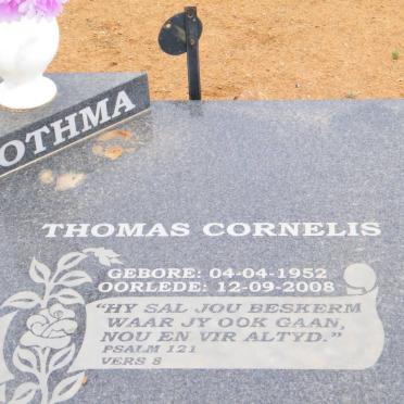 BOTHMA Thomas Cornelis 1952-2008