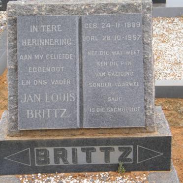 BRITTZ Jan Louis 1889-1957