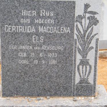 ELS Gertruida Magdalena nee JANSEN VAN RENSBURG 1873-1961
