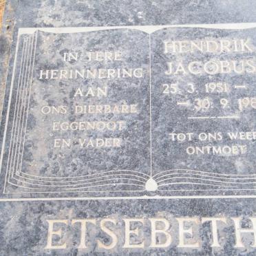 ETSEBETH Hendrik Jacobus 1951-1981