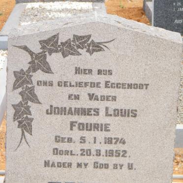 FOURIE Johannes Louis 1874-1952