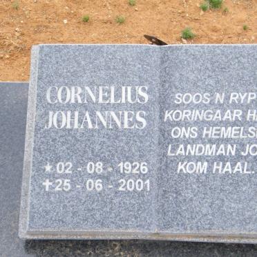 JAGER Cornelius Johannes, de 1926-2001 &amp; Regina Cathorina 1919-1999