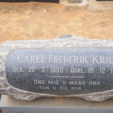 KRIEL Karel Frederik 1889-1975