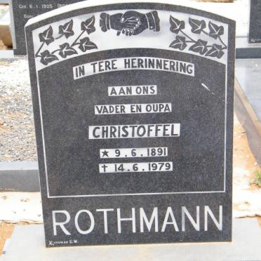 ROTHMANN Christoffel 1891-1979