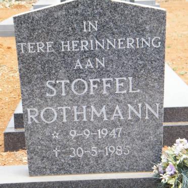 ROTHMAN Stoffel 1947-1985