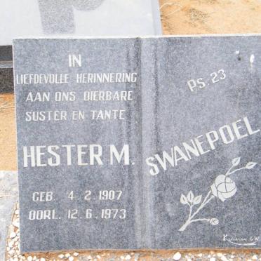 SWANEPOEL Hester M. 1907-1973