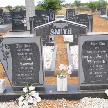 SMITH John Samuel 1920-1983 &amp; Kyla Jacoba Elizabeth 1927-2006