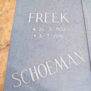 SCHOEMAN Freek 1932-1986 :: SCHOEMAN Kosie 1932-1999