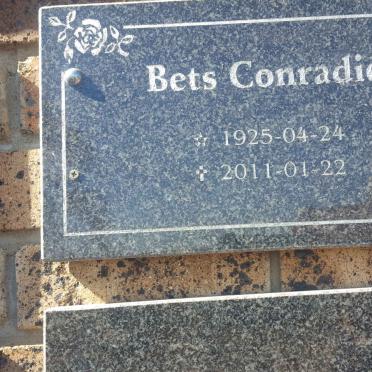 CONRADIE Bets 1925-2011