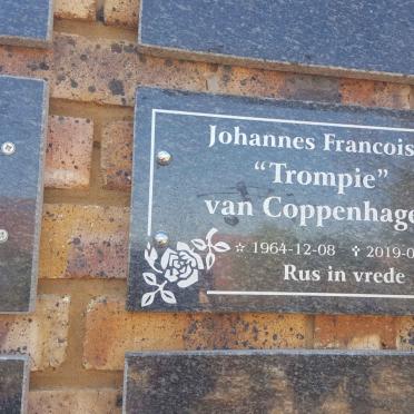 COPPENHAGEN Johannes Francois, van 1964-2019