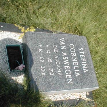 ASWEGEN Stefina Cornelia, van nee AUCAMP 1913-2001