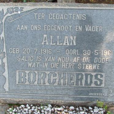BORCHERDS Allen 1916-1961