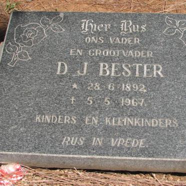 BESTER D.J. 1892-1967