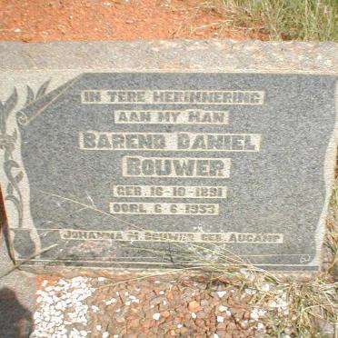 BOUWER Barend Daniel 1891-1933