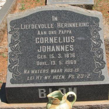BLOM Cornelius Johannes 1876-1969