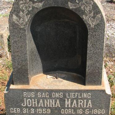 ERASMUS Johanna Maria 1959-1960