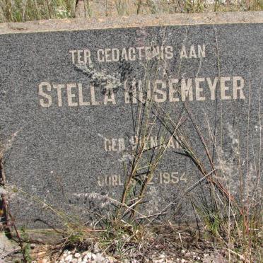 HUSEMEYER Stella nee PIENAAR -1954