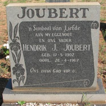 JOUBERT Hendrik J. 1902-1967