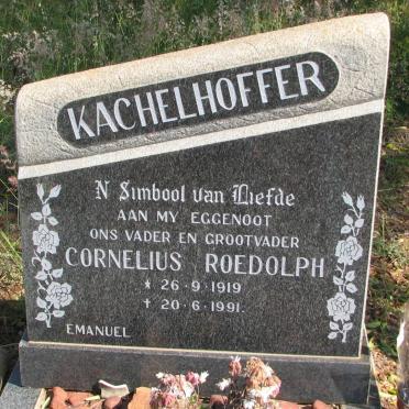 KACHELHOFFER Cornelius Roedolph 1919-1991