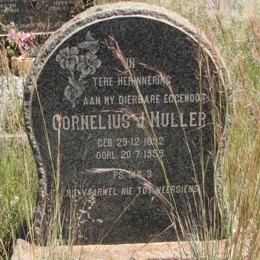 MULLER Cornelius J. 1892-1959