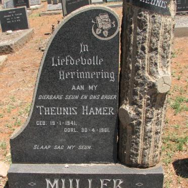 MULLER Theunis Hamer 1941-1961