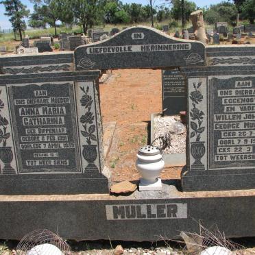MULLER Willem Johan George 1887-1949 &amp; Anna Maria Catharina DIPPENAAR 1891-1959