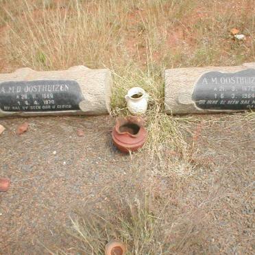 OOSTHUIZEN A.M.D. 1888-1970 &amp; A.M. 1872-1964