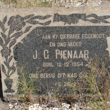 PIENAAR J.G. -1954 