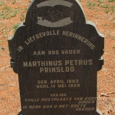 PRINSLOO Marthinus Petrus 1883-1939