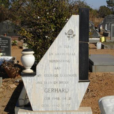 PLESSIS Gerhard, du 1948-1990