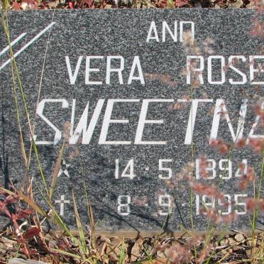SWEETNAM Vera Rose 1894-1995