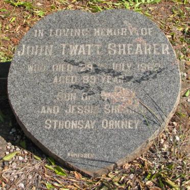 SHEARER John Twatt -1962