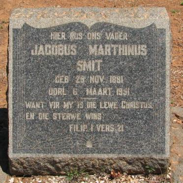 SMIT Jacobus Marthinus 1881-1951
