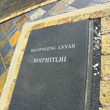 MOIPHITHLI Ikgopoleng Annah
