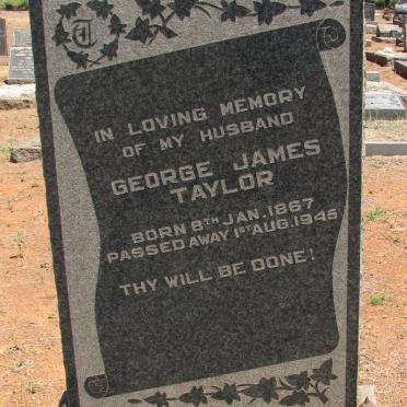 TAYLOR George James 1867-1945